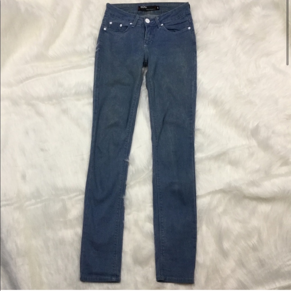 BDG Ankle Cigarette Light Wash Mid Rise Skinny 26